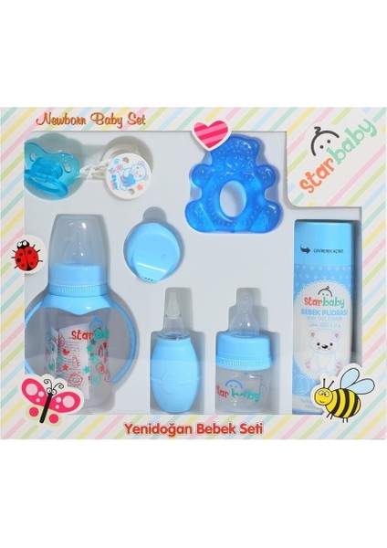 Yenidoğan Bebek Seti: Biberon ve Emzikler, 7 Parça, Nazik ve Güvenli Kullanım Için Hazır