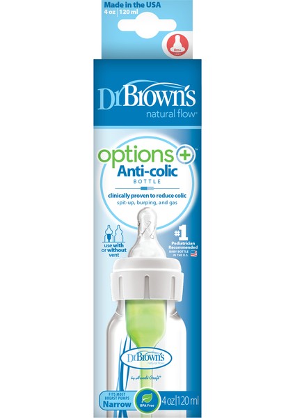 120 ml Dar Ağız Antikolik Pp Biberon, Tekli Paket, Şeffaf fiyatları