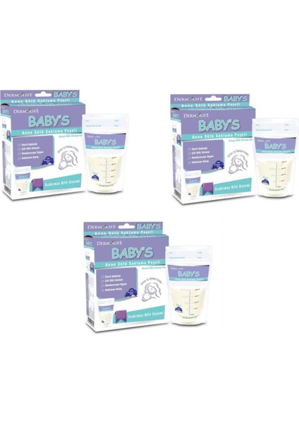 Pratik ve Güvenli Anne Sütü Saklama Poşeti, Sağlıklı ve Hızlı Kullanım