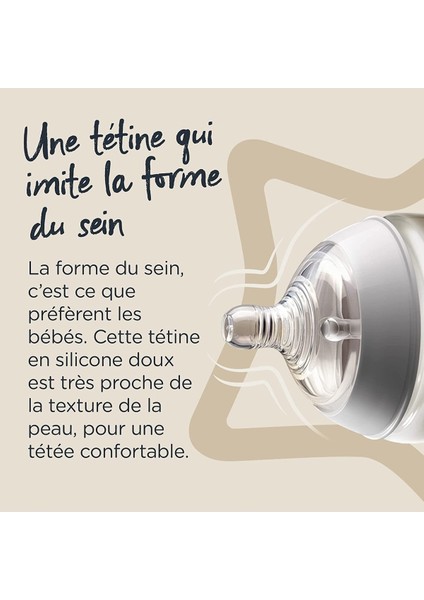 Bebek Biberon 260 Ml, Şeffaf, Hafif ve Ergonomik Tasarım indirimleri