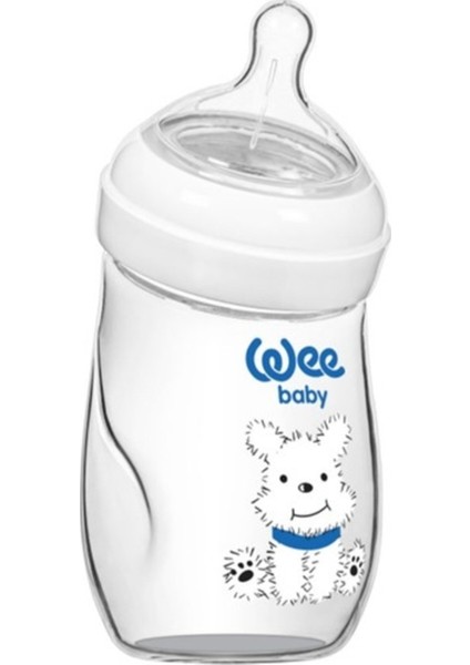 0-6 Ay Doğal Isıya Dayanıklı Açılı Cam Biberon 180 ml Beyaz fiyatları