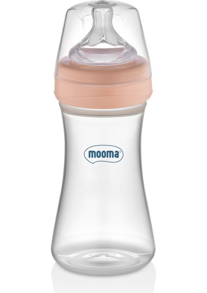Yumuşak Pp Biberon 250 ml 6-18 Ay Orta Akış Pembe
