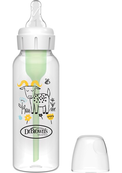 Çocuklar Için Renkli Keçi Desenli Plastik Biberon, Sağlıklı ve Kullanım Kolaylığı Sağlar