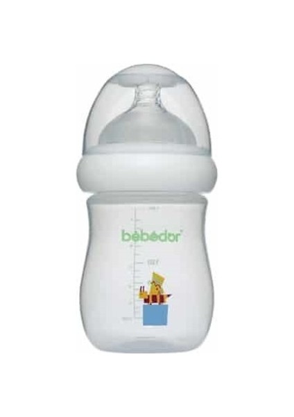 Geniş Ağız Yavaş Akış Anti-Kolik Biberon Sarı Arı 180ML