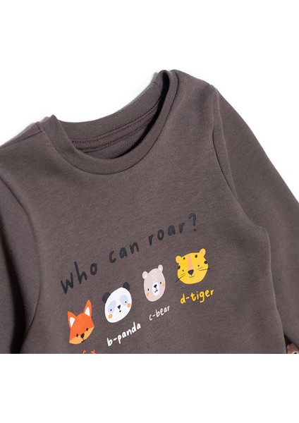 Erkek Bebek Pijama Takımı Bisiklet Yaka Uzun Kol Ribanalı Paça modelleri