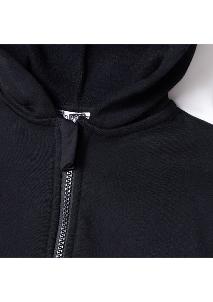 Erkek Bebek Kapüşonlu Hırka Fermuarlı Uzun Kol modelleri