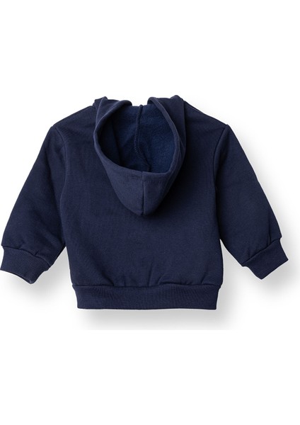 Erkek Bebek Kapüşonlu Hırka Fermuarlı Uzun Kol fiyatları