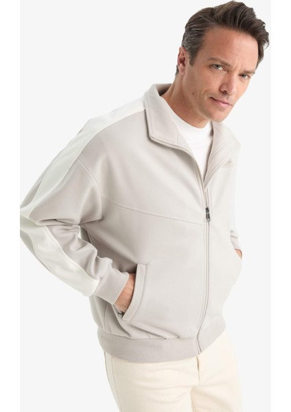 Regular Fit Dik Yaka Fermuarlı Mont C6214AX25AU modelleri