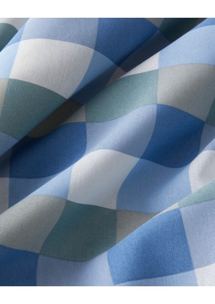 Cuby Kolay Ütülenir Çift Kişilik Nevresim Seti 200X220 cm Seledon - Mavi fırsatları