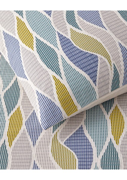 Modern Braid Kolay Ütülenir Tek Kişilik Nevresim Takımı 160X220 cm Yeşil-Mavi indirimleri