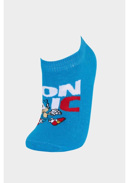 Erkek Çocuk Sonic The Hedgedog: Modern 3'lü Pamuklu Patik Çorap F2742A8NS modelleri