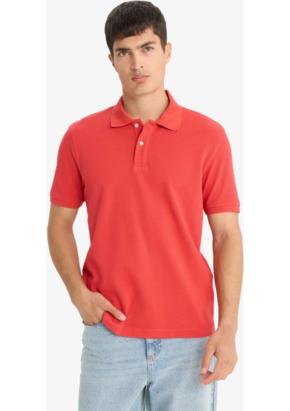 Regular Fit Polo Yaka Pike Kısa Kollu Tişört E9504AX25SM modelleri