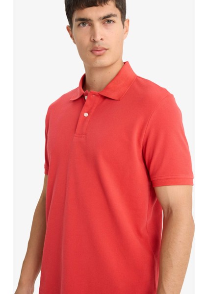 Regular Fit Polo Yaka Pike Kısa Kollu Tişört E9504AX25SM fırsatları