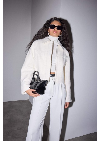 Regular Fit Polo Yaka Kaşe Mont E8630AX25AU fiyatları