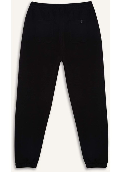 Slim Fit Dar Kesim Fermuar Cepli Pike Eşofman Altı D5258AX25AU