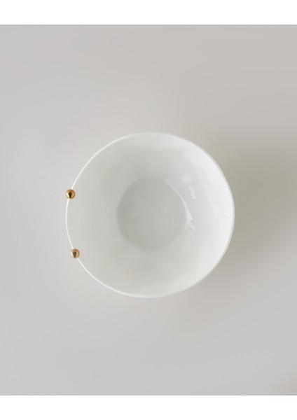 Golden Gleam Porselen Kase 15 cm Beyaz-Gold fiyatları