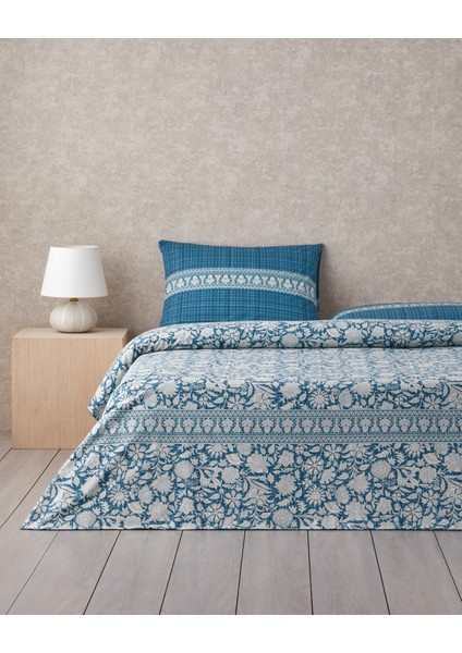 Mystic Noor Pamuk Tek Kişilik Nevresim Takımı 160X220 cm Yeşil