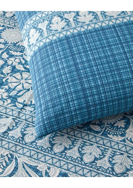 Mystic Noor Pamuk Tek Kişilik Nevresim Takımı 160X220 cm Yeşil fırsatları