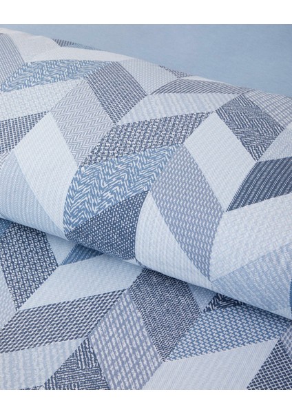Linescape Kolay Ütülenir Tek Kişilik Nevresim Takımı 160X220 cm Açık Mavi modelleri