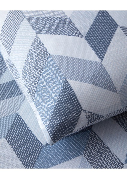 Linescape Kolay Ütülenir Tek Kişilik Nevresim Takımı 160X220 cm Açık Mavi fırsatları