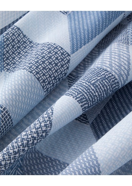 Linescape Kolay Ütülenir Tek Kişilik Nevresim Takımı 160X220 cm Açık Mavi indirimleri