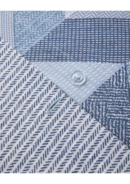 Linescape Kolay Ütülenir Tek Kişilik Nevresim Takımı 160X220 cm Açık Mavi