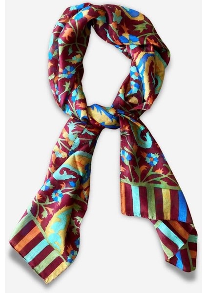 Hint Ipeği Fular Bordo Renk fiyatları