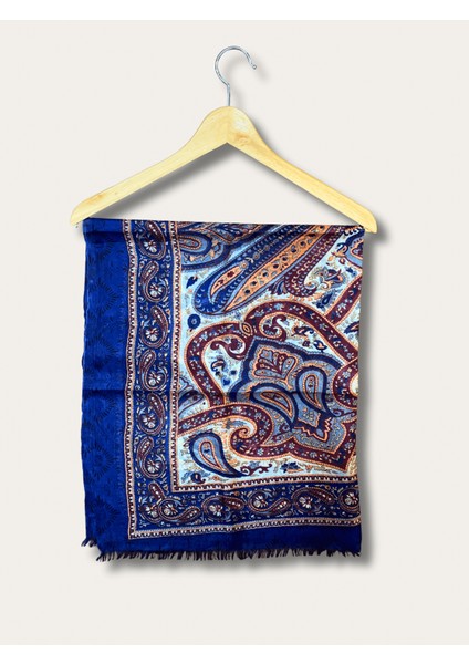 Hint Ipeği Vual Şal Lacivert Renkli fiyatları