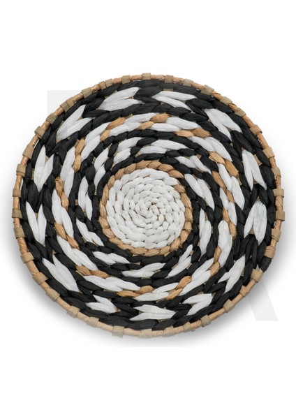 20 cm Dekoratif Hasır Tabak / Duvar Tabağı