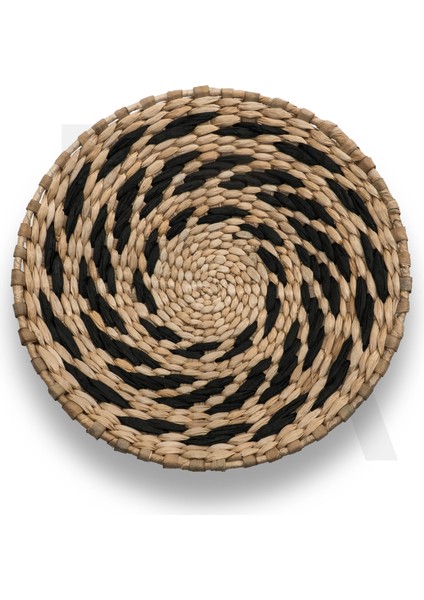 25 cm Dekoratif Hasır Tabak / Duvar Tabağı