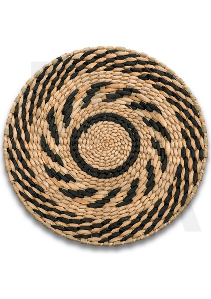 30 cm Dekoratif Hasır Tabak / Duvar Tabağı