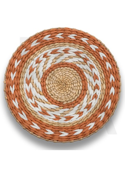30 cm Dekoratif Hasır Tabak / Duvar Tabağı