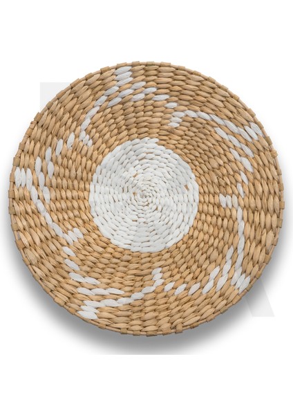 30 cm Dekoratif Hasır Tabak / Duvar Tabağı