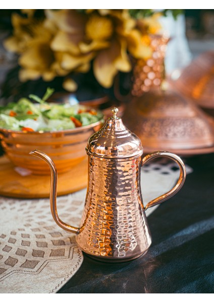 Bakır Yağdanlık Otantik Model Parlak Bakır No:3