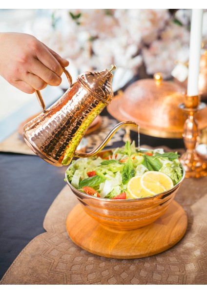 Bakır Yağdanlık Otantik Model Parlak Bakır No:3 fiyatları