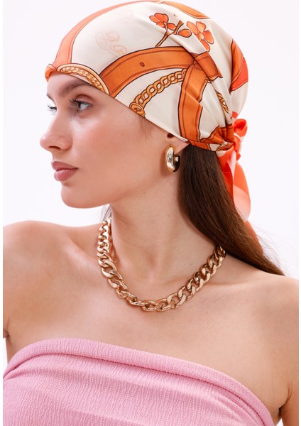Altın Zincir Model Fular Bandana Şal Estascarf 70X70 cm fırsatları