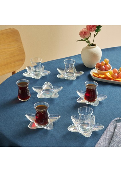 Yıldız 6 Kişilik 12 Parça Çay Seti