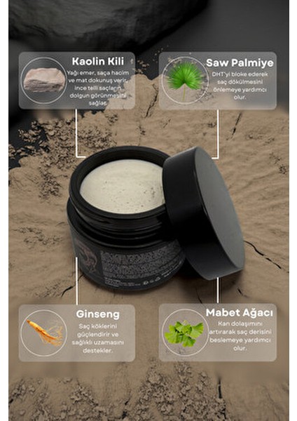 Matte Clay Paste – Erkekler Için Mat Bitişli Orta Tutuşlu Saç Şekillendirici Wax 50 ml indirimleri