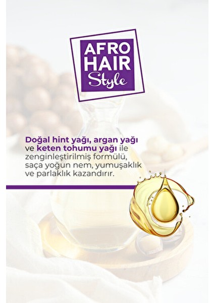 Afro Hair - Afro Kıvırcık Saçlar Için Nemlendirici ve Besleyici Saç Bakım Yağı 200ML fırsatları