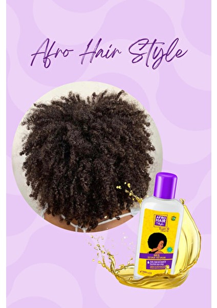 Afro Hair - Afro Kıvırcık Saçlar Için Nemlendirici ve Besleyici Saç Bakım Yağı 200ML