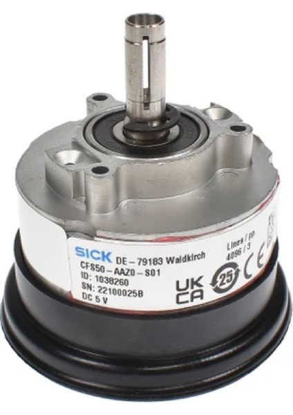 CFS50-AAZ0-S01 (1038260) , 50MM/6MM 5VDC 12-TTL/4096-PALS Servo Motor Enkoder