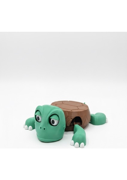 Sevimli Kaplumbağa Bardak Altlığı – Hareketli ve Eğlenceli Kupa Altlığı (Kahverengi) fırsatları