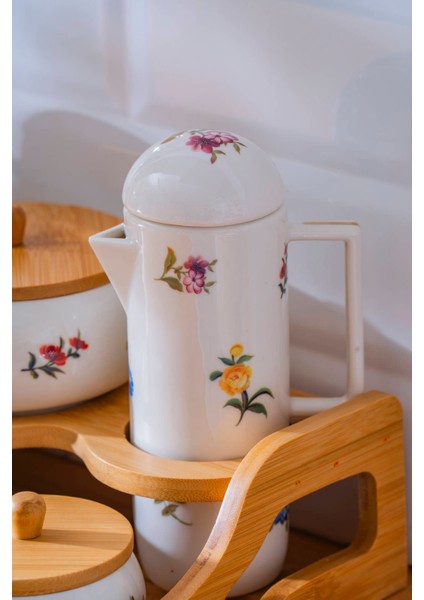 Leandra Ahşap Standlı Yağlık Sirkelik & Baharatlık Takımı modelleri