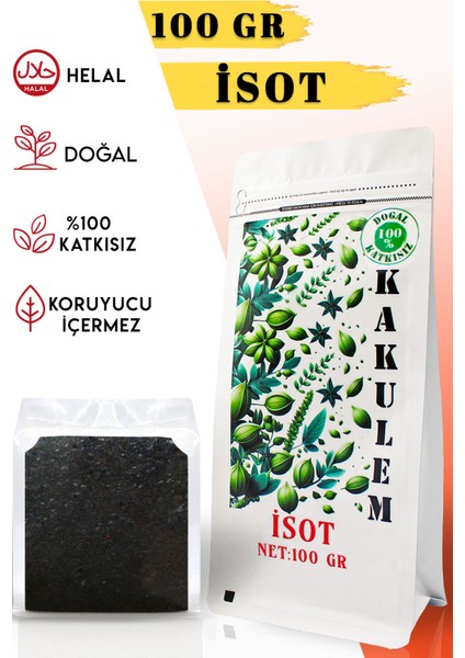 Sertifikalı Güneşte Kurutulmuş Yerli Isot Biberi 100 gr
