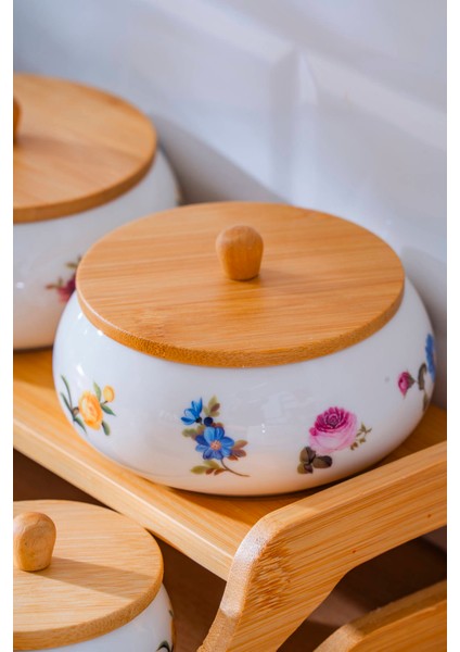 Leandra Ahşap Standlı Baharatlık Takımı fırsatları