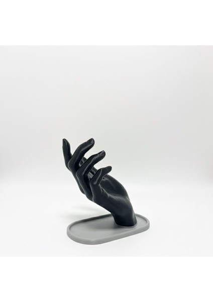 El Şeklinde Siyah Takı Standı | Modern Dekoratif Kolye ve Bileklik Teşhir Askısı fiyatları