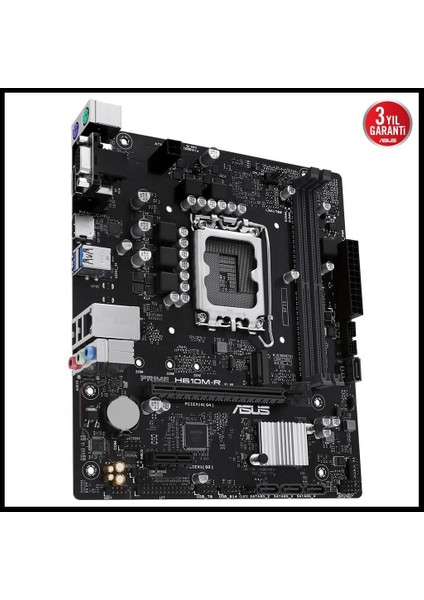 Prıme H610M-R-SI, 2xddr5, M.2, D-Sub, Dp, Hdmı, 12-13.14.nesil, LGA1700 Soket, Anakart