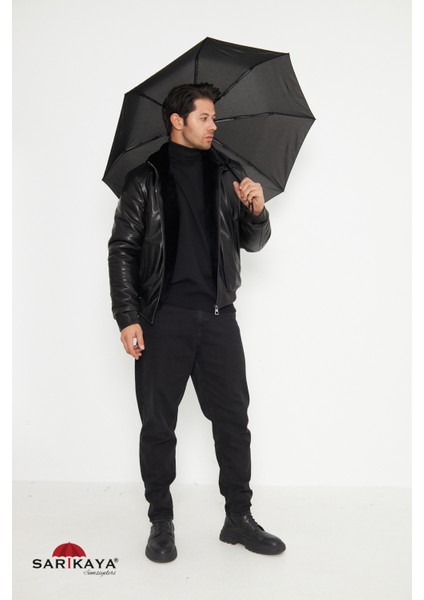 Tam Otomatik Siyah Rüzgara Dayanıklı Şemsiye modelleri
