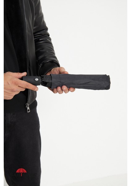 Tam Otomatik Siyah Rüzgara Dayanıklı Şemsiye fırsatları