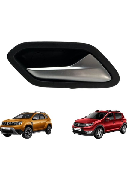 Duster 2 Sandero 2 Kapi Iç Açma Kolu Mat Krom Sağ Ön Yolcu Tarafı modelleri